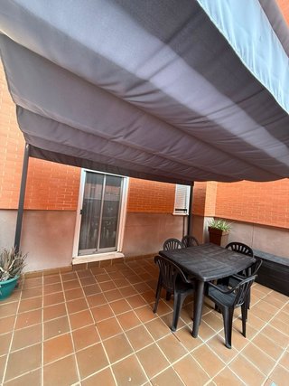 Cenador 4x3m con Techo Retráctil Gris