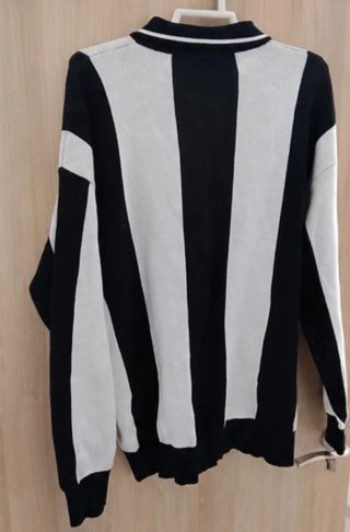 Pull&Bear Jersey Rayas Blanco y Negro