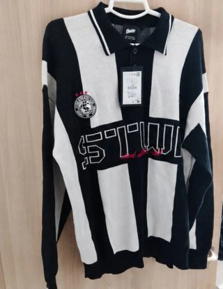 Pull&Bear Jersey Rayas Blanco y Negro