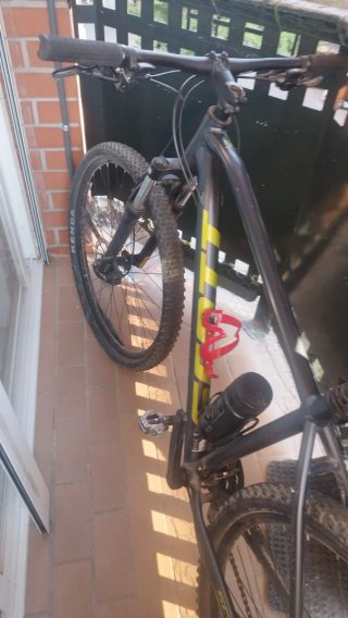 Bicicleta y rodillo