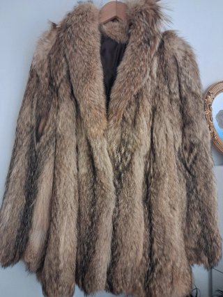 Chaquetón de zorro piel natural