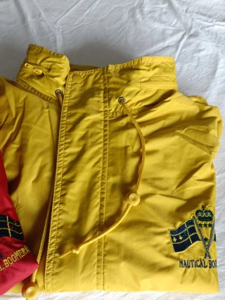 Chubasquero Rojo y Amarillo Talla 52