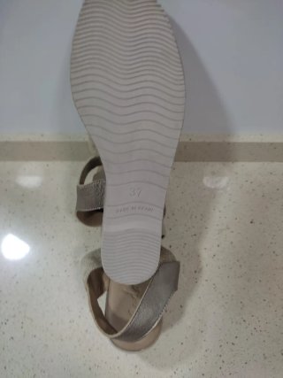 Sandalias Topolino Talla 37 Piel y Elástico