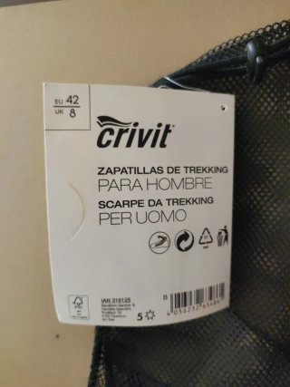 Zapatillas Trekking Crivit Hombre