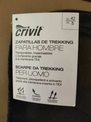 Zapatillas Trekking Crivit Hombre
