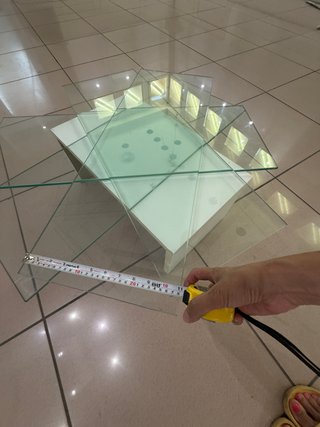 5 Baldas Cristal Templado Grueso 77 x 28 cm
