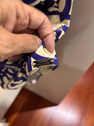 Bañador señora estampado morado y blanco