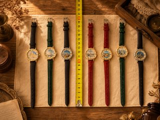 Lote 7 relojes ciudades correas colores