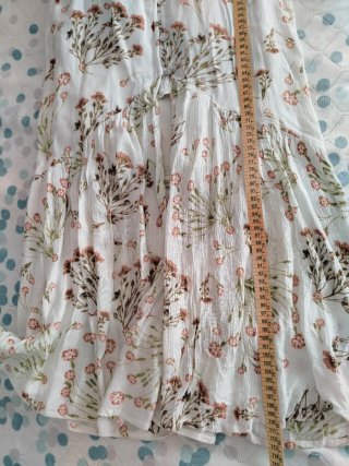 Vestido largo estampado floral