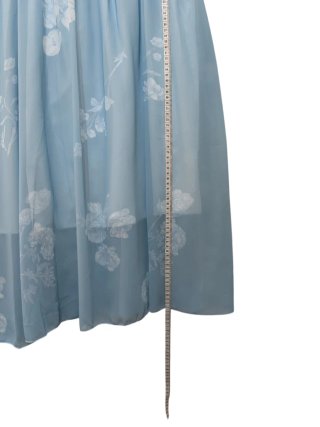Vestido nuevo midi floral azul talla M