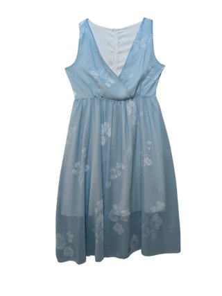Vestido nuevo midi floral azul talla M