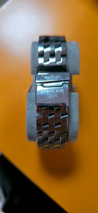 Reloj Breitling Negro y Plateado
