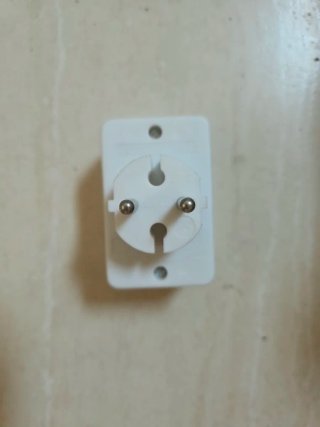 Adaptador Enchufe Múltiple Blanco