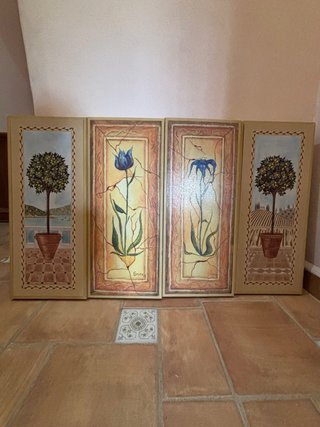 Set de 4 cuadros decorativos