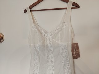 Vestido Largo Puntilla Charo Ruiz Talla S - Nuevo