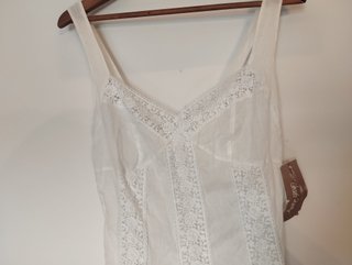 Vestido Largo Puntilla Charo Ruiz Talla S - Nuevo