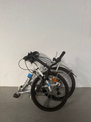 Bicicleta Plegable B-PRO Blanca