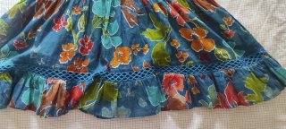 Top volantes estampado floral