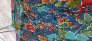 Top volantes estampado floral