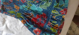 Top volantes estampado floral