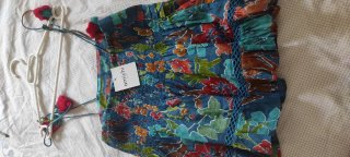 Top volantes estampado floral
