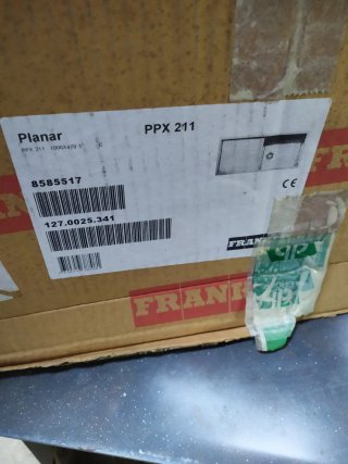 Fregadero Franke Planar PPX 211
