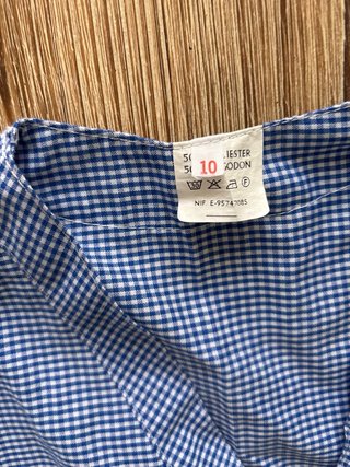 Traje Blusa Regional vasco NIÑO TALLA 10 años
