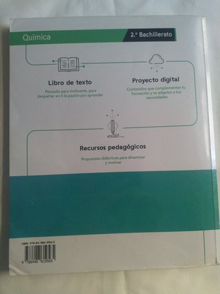Química, 2o Bachillerato