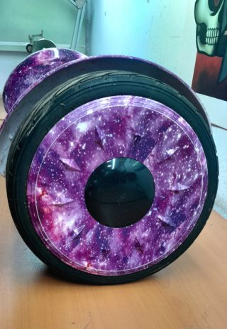 Hoverboard iWatBoard Galaxia para reparar y piezas