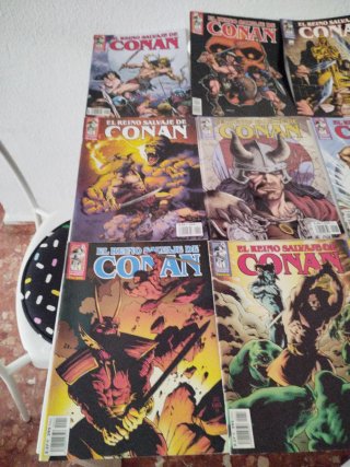 Lote 23 comics EL REINO SALVAJE DE CONAN