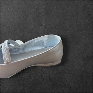 Scarpe Ballerine Cerimonia Sussy Tg 36 Bianche