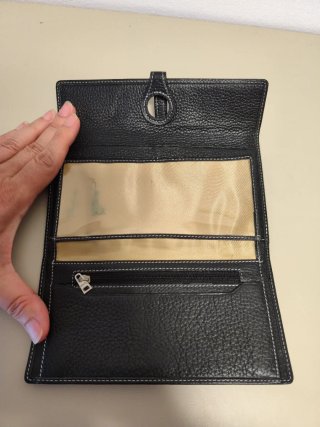 Cartera Hermés Piel Negra (copia)