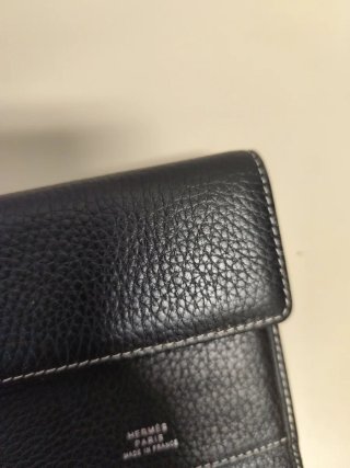 Cartera Hermés Piel Negra (copia)