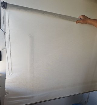 Pack 2 estores enrollables blancos 250x142cm