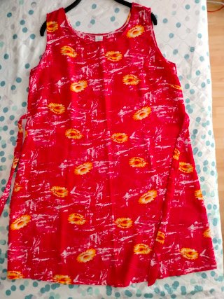 Vestido de seda estampado floral