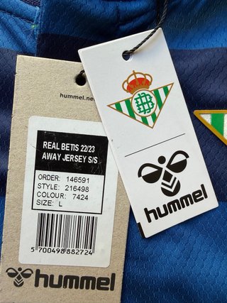 Camiseta Betis 22/23 Visitante Hummel