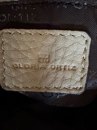 Bolso Gloria Ortiz Beige y Marrón