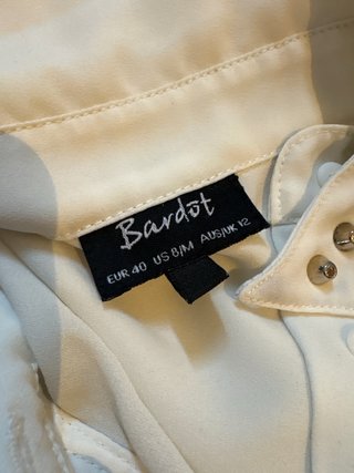 Blusa sin mangas Sandro blanca