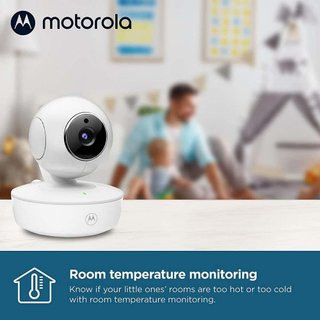 NUEVO | MOTOROLA CAMARA BEBE VM55 5" TEMPERATURA