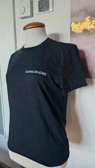 Camiseta Calvin Klein Jeans Mujer Negra