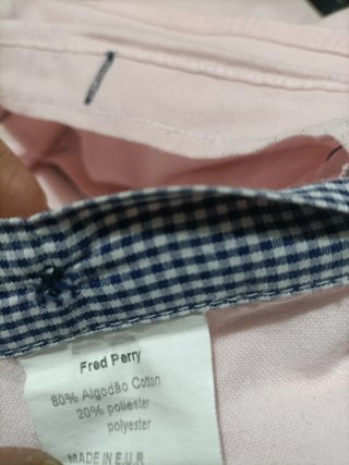 Camisa Fred Perry Rosa Talla M