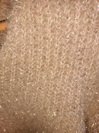 Jersey Ake brillante beige talla única