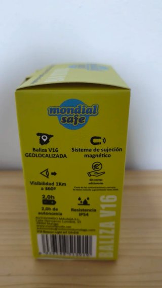 Baliza V16 Mondial Safe Geolocalizable Homologada