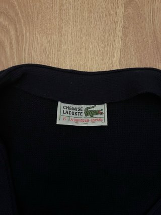 Cárdigan Lacoste Azul Marino Talla G