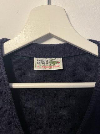 Cárdigan Lacoste Azul Marino Talla G