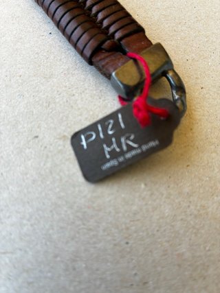 Pulsera unisex B&G Cuero Marrón