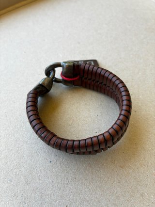 Pulsera unisex B&G Cuero Marrón