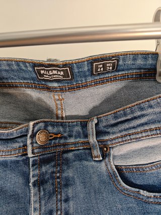 Pantalón vaquero Pull&Bear hombre talla 44