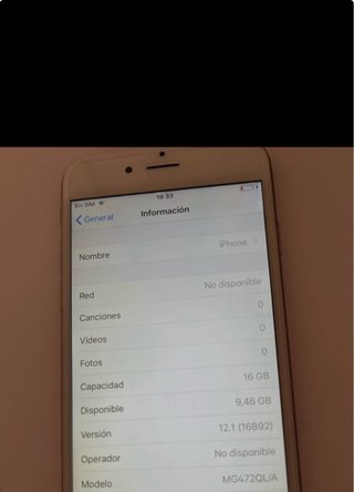 iPhone 6 Plata gris
