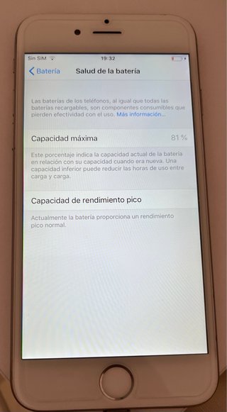 iPhone 6 Plata gris